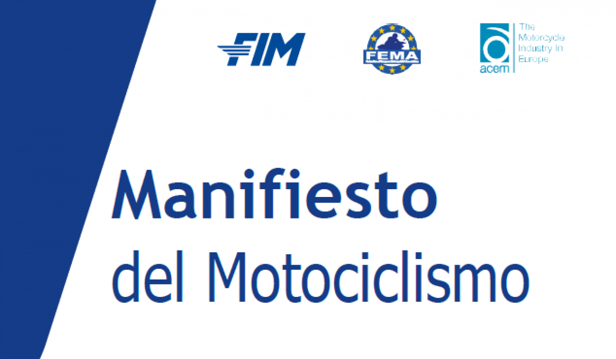 Consumidores y fabricantes acuerdan un histórico manifiesto conjunto por el motociclismo ante el Día de Europa y las próximas elecciones